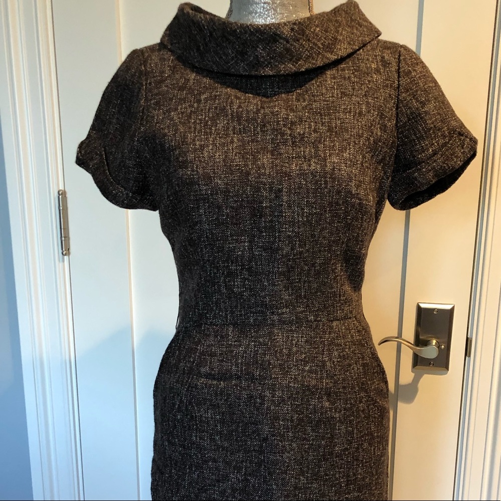 Banana republic choc brown dress, sz 8, like new